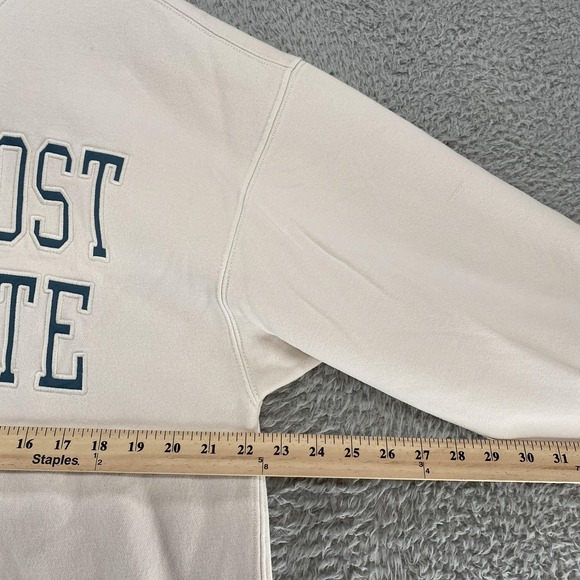 Abercrombie Soft A&F Sweatshirt Womens Large Never Lost A Tailgate Oversized - Picture 5 of 12